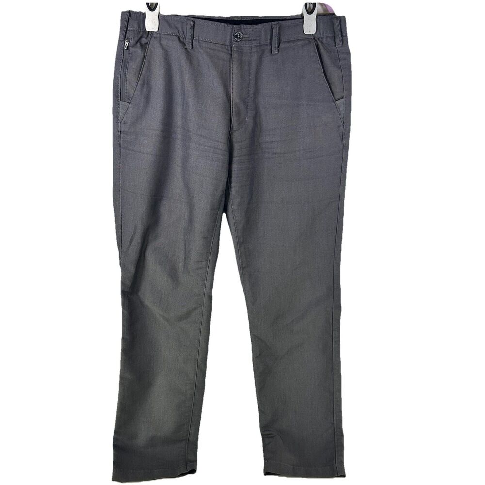 Eddie Bauer Pants Mens 36x34 Gray Flat Front Performance Straight‎ Leg Outdoor
